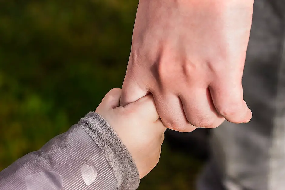 An image depicting a parent holding a child's hand, symbolizing the role of parenting in shaping a child's future